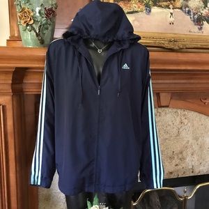 Adidas Windbreaker Hoodie Jacket
